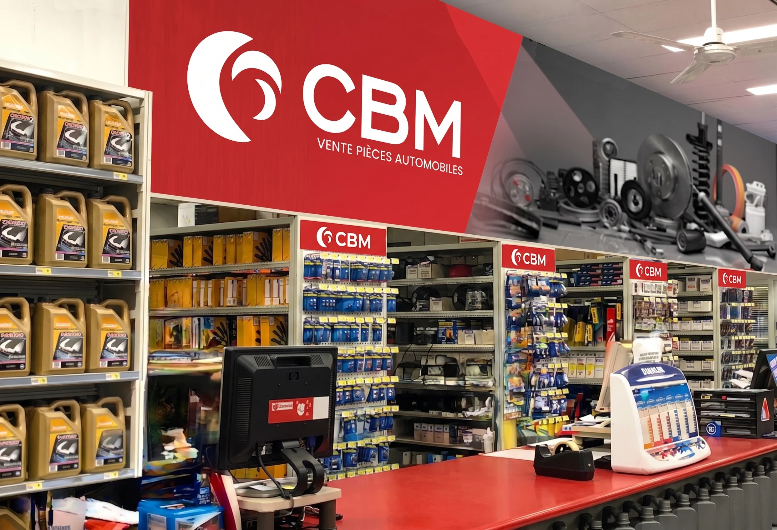 Magasin CBM en Algérie ventre pièce de rechange auto